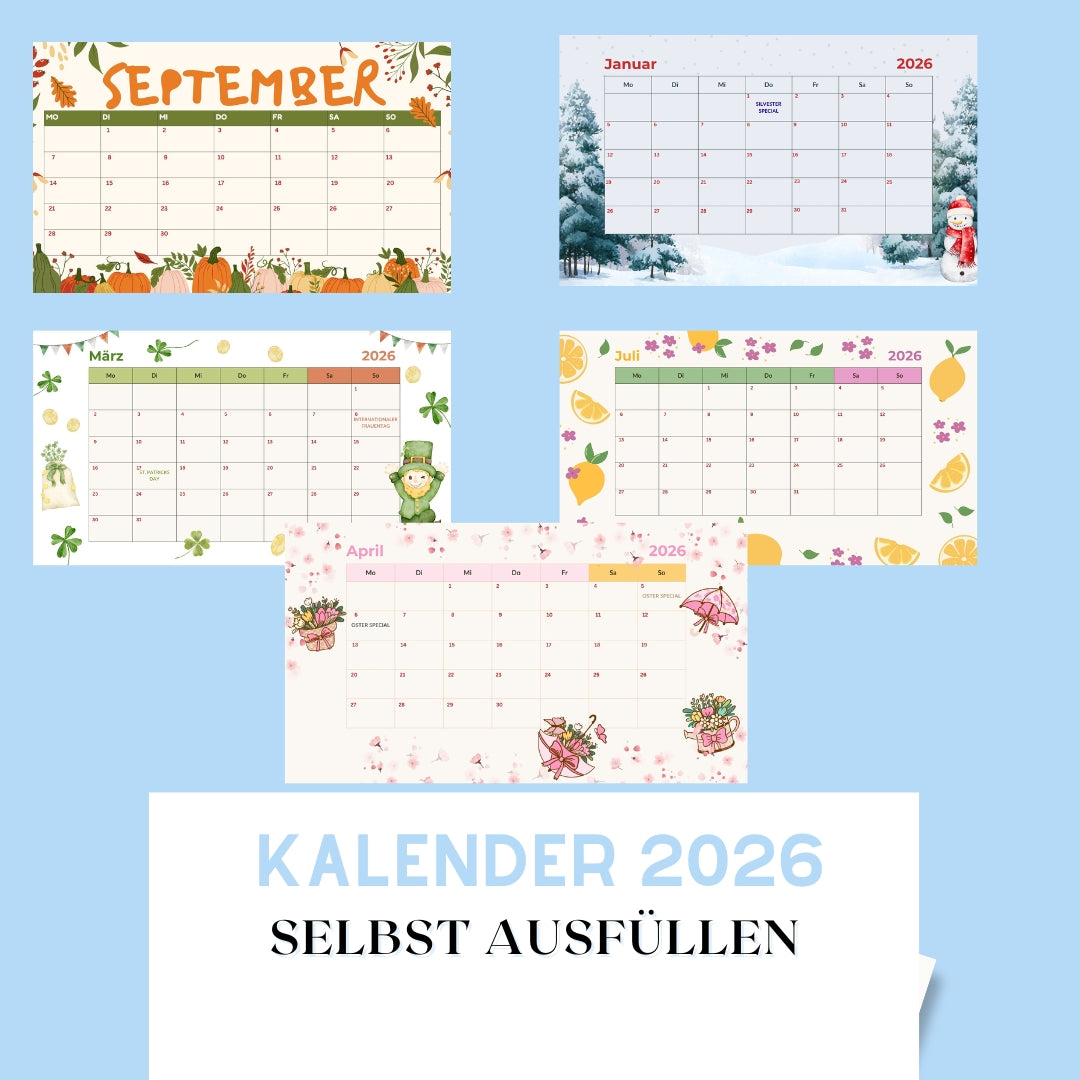 Creator Content Kalender 2026 – Planer für OnlyFans & Social Media