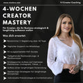 4-Wochen Creator Mastery – 1:1 Premium Coaching